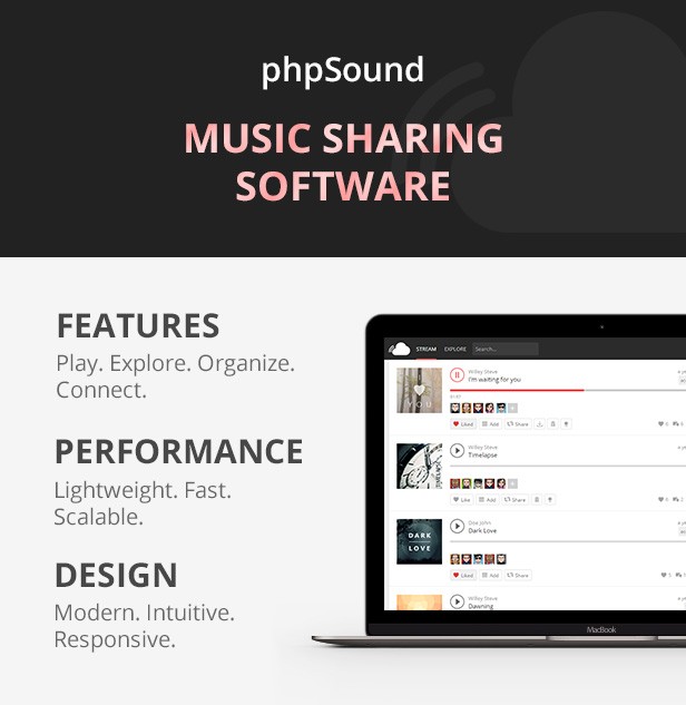دانلود اسکریپت موزیک پلیر مشابه Soundcloud | اسکریپت phpSound