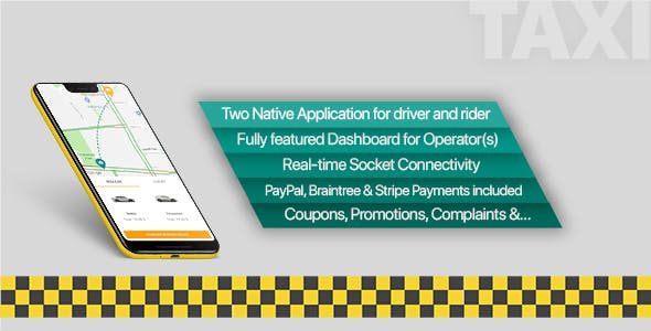 سورس اپلیکیشن تاکسی آنلاین مشابه اسنپ + پنل مدیریتی وب
