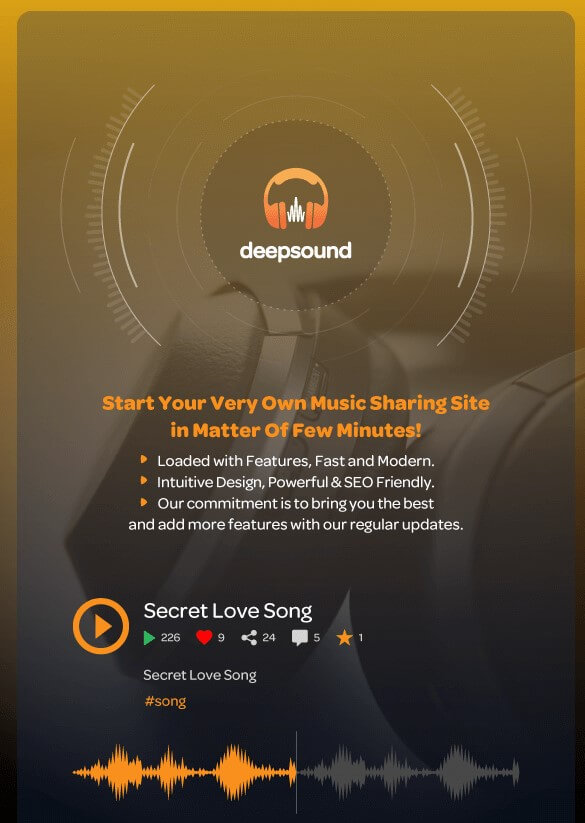 اسکریپت پخش موزیک deepSound | اسکریپت مشابه Spotify + آموزش نصب 
