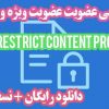 افزونه وردپرس عضویت ویژه 3.1 Restrict Content Pro | افزونه فارسی عضویت VIP